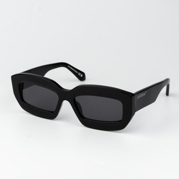 Off-White CHARLOTTE Women Sunglasses Black Grey Rectangle OERI138 CHARLOTTE 1007 main image 5